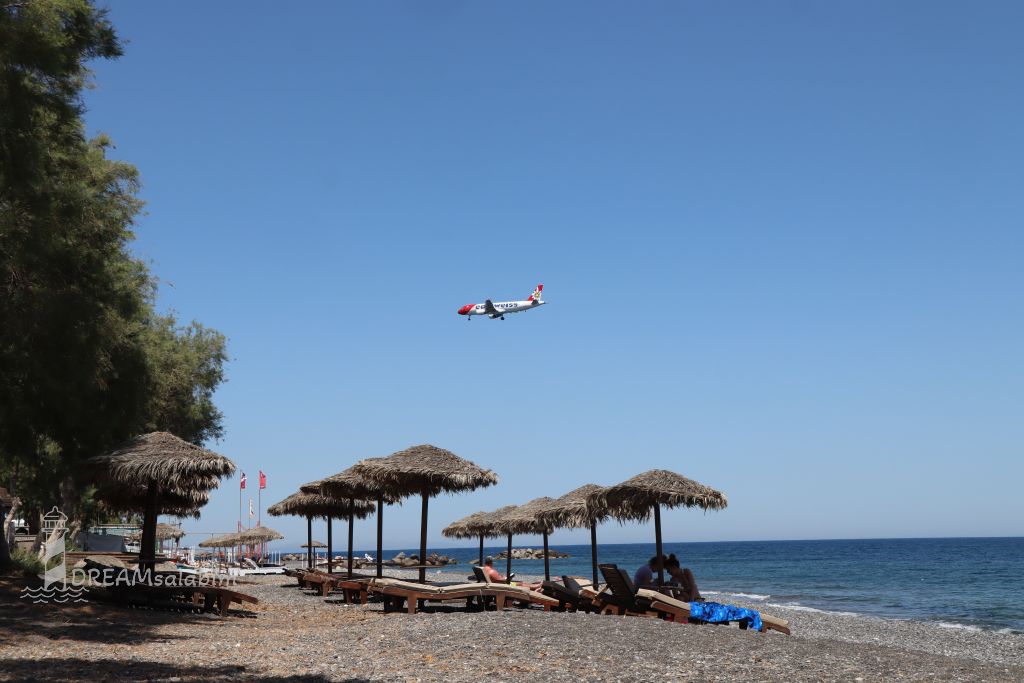 Kamari Beach Santorini Griechenland