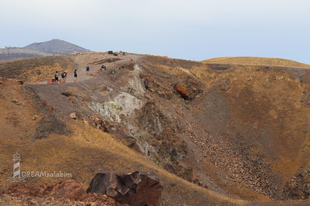 Vulkaninsel Nea Kameni 2 Santorini Griechenland