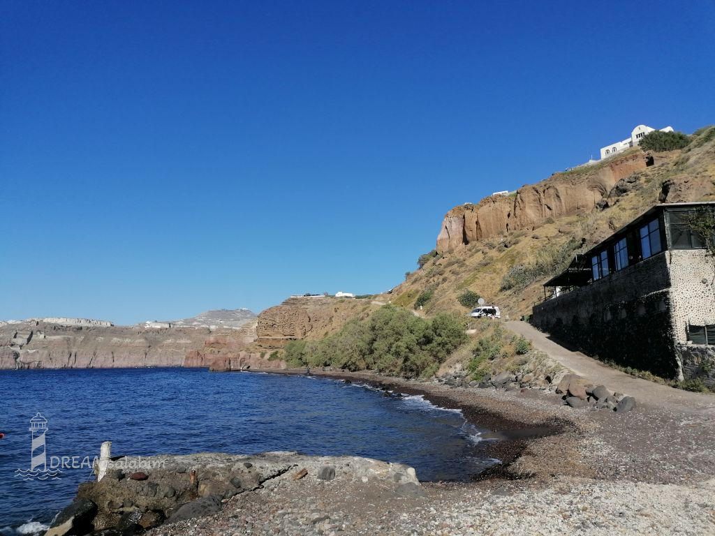 Akrotiri Beach Santorini Griechenland