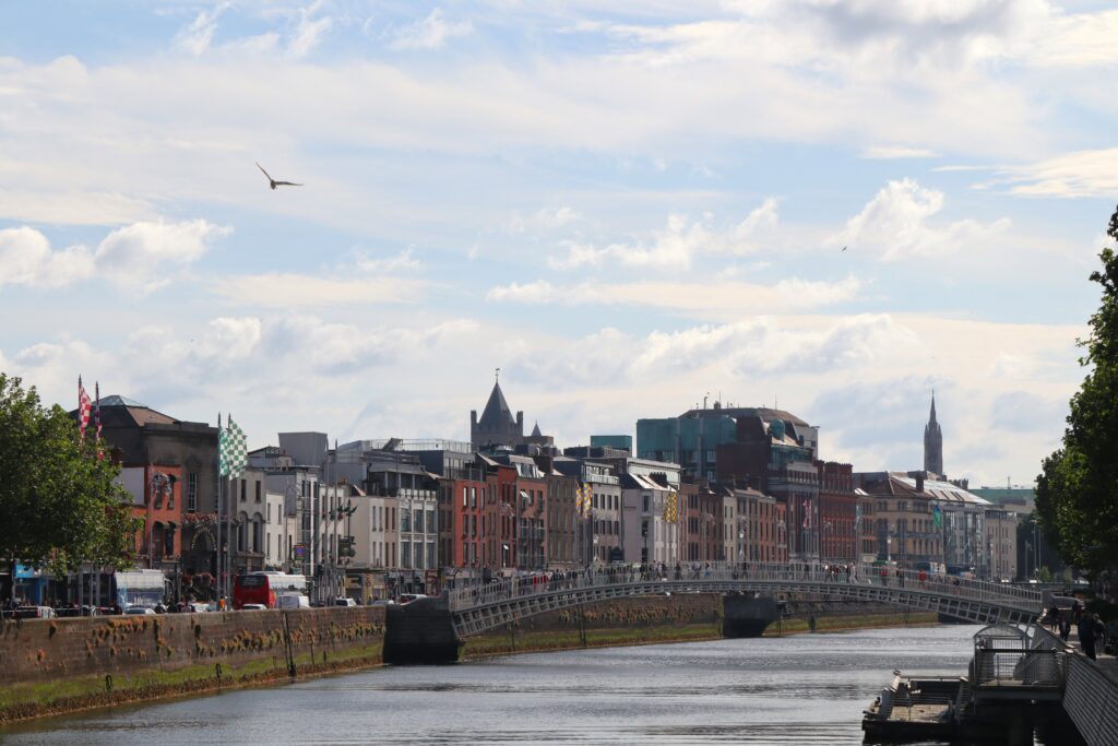 Irland Dublin Liffey Fluss